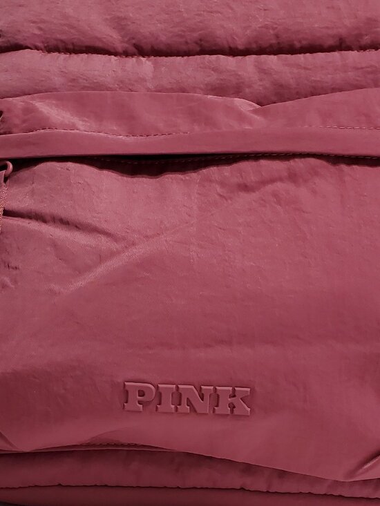 PINK Victoria’s Secret quilted Puffer Backpack - Mauve Color New w/tags! main image 9